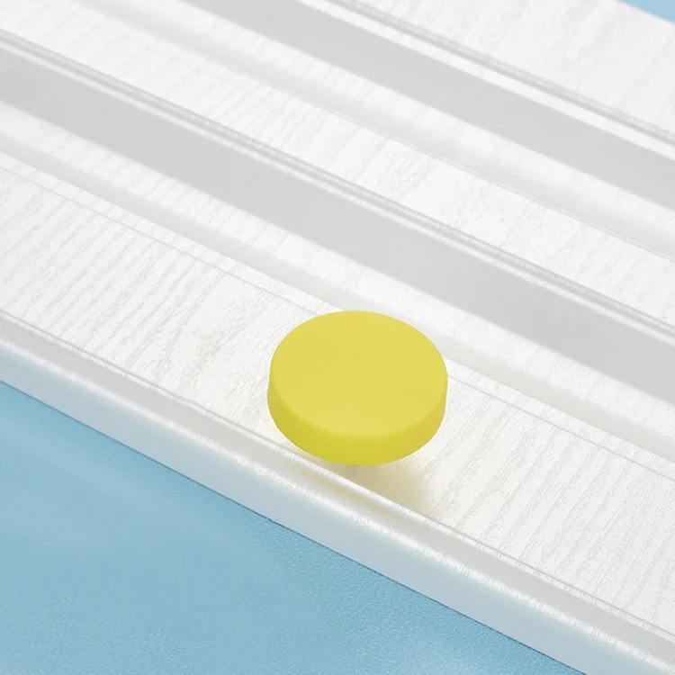 HC1292.webp Yellow Circle Pattern Shockproof Modern Cartoon Children Drawer Cabinet Handle - Image 1