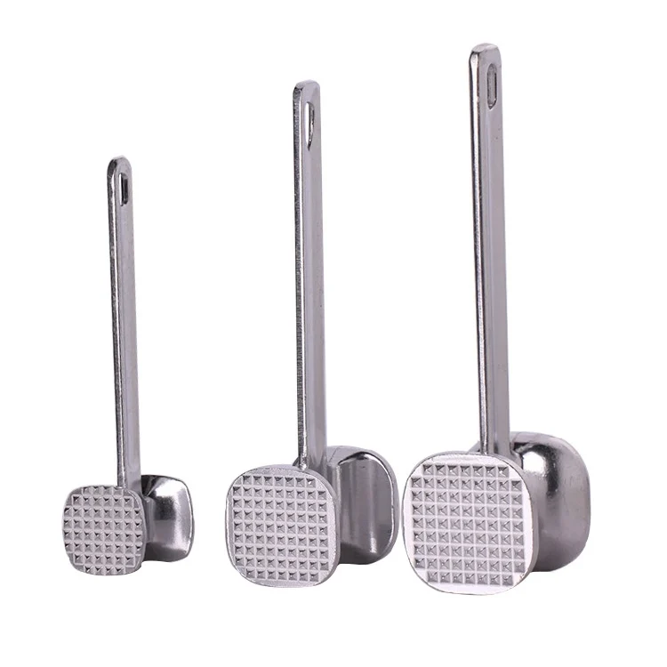 HC1322_4.webp 2 PCS Aluminum Alloy Loose Tenderizers Meat Hammer Steak Pork Kitchen Tools, Middle Size: 5.0 x 22.5cm - Image 5