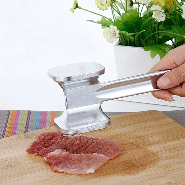 HC1322_6.webp 2 PCS Aluminum Alloy Loose Tenderizers Meat Hammer Steak Pork Kitchen Tools, Middle Size: 5.0 x 22.5cm - Image 7