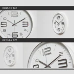 12 inch Creative Decorative Round Shape Living Room Simple Modern Quartz Wall Clock - Image 4