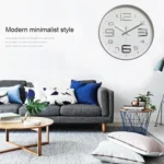 12 inch Creative Decorative Round Shape Living Room Simple Modern Quartz Wall Clock - Image 5