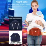 Ergonomic Baby Carrier with Hip Seat for Baby with Reflective Strip for 0-3 Years Old - Image 10