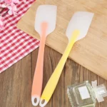 5 PCS Baking Tool Translucent Integrated High Temperature Resistance Cream Silicone Scraper Cake Spatula, Random Color Delivery - Image 4