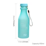 550ml Frost Leak-proof Plastic Portable Soda Bottle Sealed Simple Student Handy Beverage Bottle - Image 3