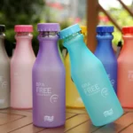 550ml Frost Leak-proof Plastic Portable Soda Bottle Sealed Simple Student Handy Beverage Bottle - Image 2