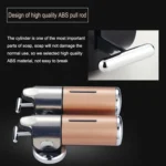 Dual Hotel Shower Manual Dispenser Wall Mounted Washing Liquid Shampoo Soap Bottle, Capacity: 1000ml - Image 6