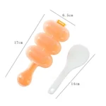 Cute Style Food-grade Sushi Rice Ball Shaker Mold with Spoon for Kids, Random Color Delivery - Image 2
