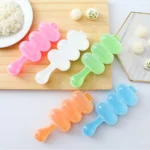 Cute Style Food-grade Sushi Rice Ball Shaker Mold with Spoon for Kids, Random Color Delivery - Image 9