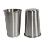 500ml  Single Wall Electropolished Stainless Steel Beverage Cup(Silver)