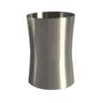 300ml  Fashion Waist Design Single Wall Electropolished Stainless Steel Beverage Cup(Silver)