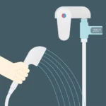 BD-LS-01 Baby Showering 360 Degree Rotatable LED Display Passive Water Thermometer - Image 6