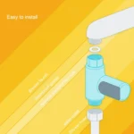 BD-LS-01 Baby Showering 360 Degree Rotatable LED Display Passive Water Thermometer - Image 8