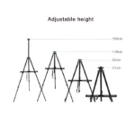 Portable Telescopic Metal Easel Tripod for Painting & Advertising Display - Image 6