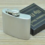 140mL (5oz) Outdoor Sports Handy Home Travel Wild Stainless Steel Portable Hip Flask(with Small Funnel)(Silver 140mL (5oz)) - Image 3