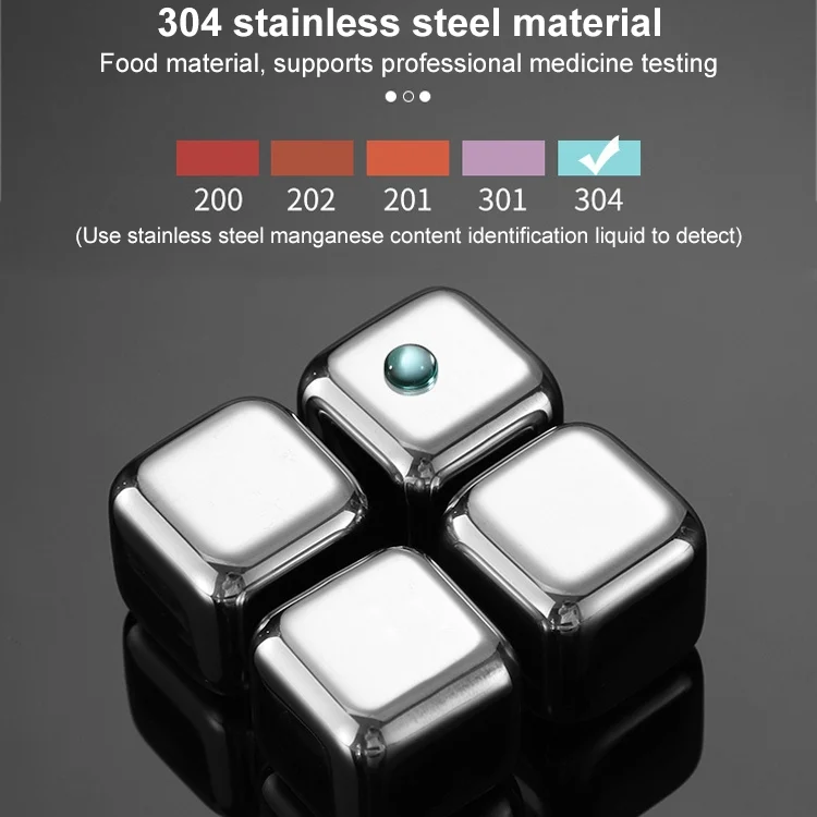 HC1715_2.webp Stainless Steel Chilling Reusable Ice Cubes for Whiskey, Vodka, Liqueurs - Image 3