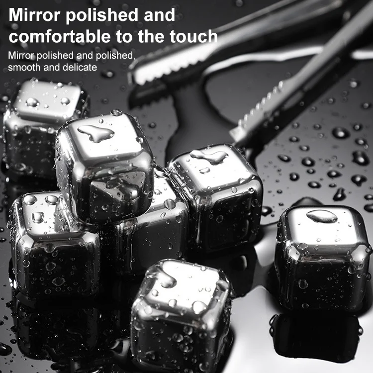 HC1715_4.webp Stainless Steel Chilling Reusable Ice Cubes for Whiskey, Vodka, Liqueurs - Image 5
