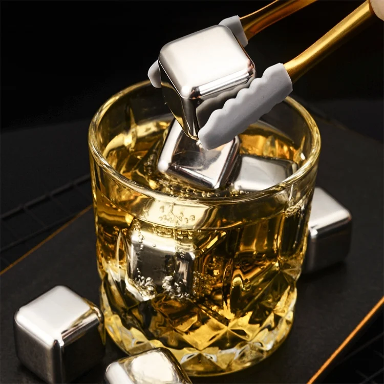 HC1715_6.webp Stainless Steel Chilling Reusable Ice Cubes for Whiskey, Vodka, Liqueurs - Image 7