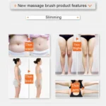 Bath Shower Body Relaxing Spa Scrub Glove Anti Cellulite Massager TPR Brush - Image 8