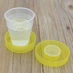 4 PCS 200ml Fashionable Outdoor Activity Using Plastic Portabel Folding Dringking Cup - Image 2