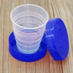 4 PCS 200ml Fashionable Outdoor Activity Using Plastic Portabel Folding Dringking Cup - Image 4