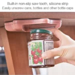 Effortless Bottle Can Opener Under the Kitchen Cabinet Countertop Lid Remover - Image 6