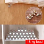 Wardrobe Storage Layered Baffle Cabinet Shelf Dormitory Partition Cupboard Partition Board, Width: 24cm, Stretch Range: 30-40cm - Image 8