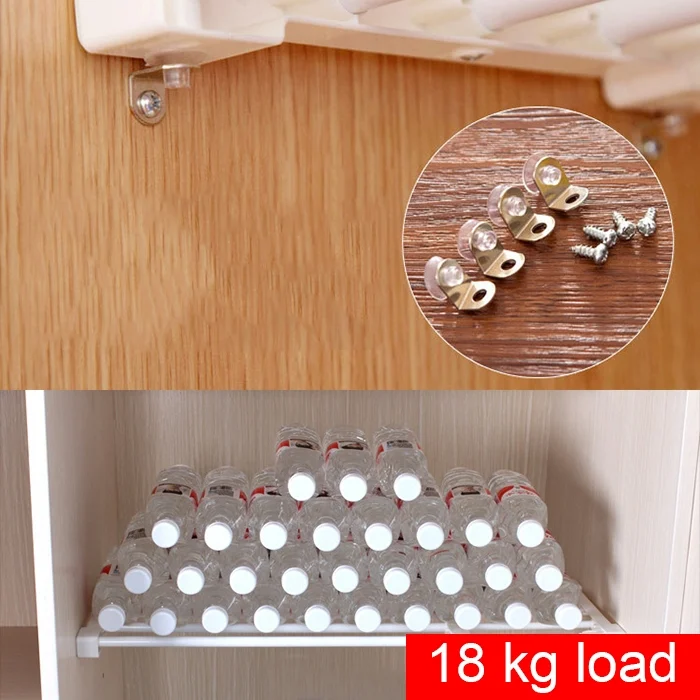 HC1928W_6.webp Wardrobe Storage Layered Baffle Cabinet Shelf Dormitory Partition Cupboard Partition Board, Width: 24cm, Stretch Range: 30-40cm - Image 8