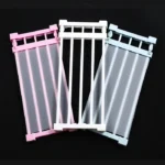 Wardrobe Storage Layered Baffle Cabinet Shelf Dormitory Partition Cupboard Partition Board, Width: 24cm, Stretch Range: 30-40cm - Image 2