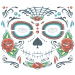 Halloween Waterproof Temporary Face Tattoo Stickers, Size: 240*210mm - Image 2