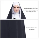 Halloween Costume Women Nun Missionary Cosplay Clothing - Image 4