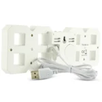 Multi-Function Large 3D LED Digital Wall Alarm Clock with Snooze Function, 12/24 Hours Display for Home, Kitchen, Office, DC 5V, CE Certificated - Image 4