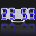 Multi-Function Large 3D LED Digital Wall Alarm Clock with Snooze Function, 12/24 Hours Display for Home, Kitchen, Office, DC 5V, CE Certificated - Image 8