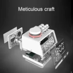 K11 Bluetooth Alarm Clock Speaker Creative Digital Music Clock Display Radio with Dual USB Interface, Support U Disk / TF Card / FM / AUX, UK Plug - Image 10