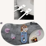 Creative 304 Stainless Steel Cartoon Cat Handle Coffee Stirring Spoons, 11.8*1.8cm - Image 6