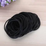 Black Rubber Band Paper Bills Dollars Money Elastic Stretchable Bands, 1KG Per Bag - Image 3