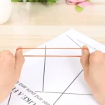 Red Sturdy Stretchable Elastic Rubber Bands Home School Office Supplies Stationery, 1KG Per Bag - Image 5