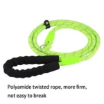 Pet Dog Training Traction Rope Reflective Light Leash with Bold Handle - Image 5
