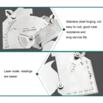 MG-8 Cam-type Stainless Steel Fillet Weld Gauge Multi-function Welding Inspection Ruler - Image 5