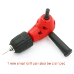 Adjustable Switching Head Right Angle Drill Gripping with Triangular Handle, Circular Handle and Hex Shank - Image 6