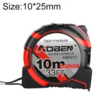 Aoben Retractable Ruler Measuring Tape Portable Pull Ruler Mini Tape Measure, Length: 10m Width: 25mm - Image 2