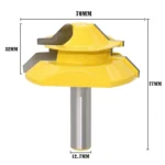 1/2 x 2-3/4 Shank Woodwork 45 Degree Engagement Tenon Cutter Blade Right Angle Accessories Knife Woodworking Tools - Image 3