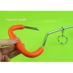 Dog Pile Fixation Spiral Nail with Handle For Medium Small Dog Long Training Outdoor, Size: 45cm*9mm - Image 3