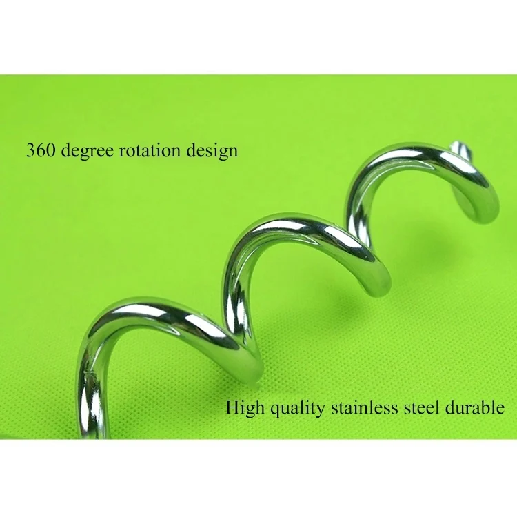 HC2219_3.webp Dog Pile Fixation Spiral Nail with Handle For Medium Small Dog Long Training Outdoor, Size: 45cm*9mm - Image 4