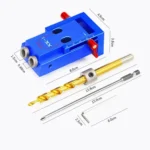XK-1 A Aluminum Alloy Woodworking Oblique Hole Locator Woodworking Punch Tool - Image 5