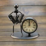 Creative Iron Stainless Steel Small Alarm Clock Retro Personalized Watches and Clocks Boutique Gifts - Image 2