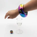 Fashion Creative 100ML Thickened Stainless Steel Bracelet Jug  3.5 Oz,Random Color Delivery - Image 6