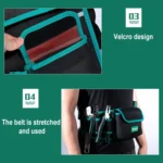 01 Type Multi-function Canvas Cloth Thickening Electrician Belt Pouch Maintenance Tools Shoulder Bag Convenient Tool Bag - Image 4
