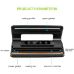 Automatic Vacuum Sealer for Household Food Preservation, with Food Grade Vacuum Bags, US Plug - Image 5