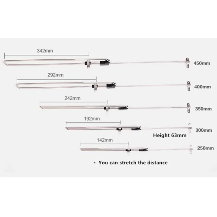 HC2289_3.webp Telescopic Rail Pull-Out Wardrobe Clothes Hanger(40cm) - Image 4