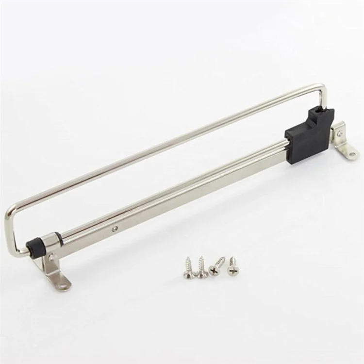 HC2292_2.webp Telescopic Rail Pull-Out Wardrobe Clothes Hanger(30cm) - Image 3